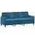 Set canapea 2 piese, albastru, catifea GartenMobel Dekor