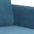Set canapea 2 piese, albastru, catifea GartenMobel Dekor