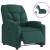 Fotoliu rabatabil electric, verde închis, material textil GartenMobel Dekor