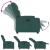 Fotoliu rabatabil electric, verde închis, material textil GartenMobel Dekor