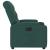 Fotoliu rabatabil electric, verde închis, material textil GartenMobel Dekor