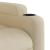 Fotoliu rabatabil electric, crem, material textil GartenMobel Dekor