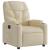 Fotoliu rabatabil electric, crem, material textil GartenMobel Dekor