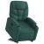 Fotoliu electric rabatabil cu ridicare, verde închis, textil GartenMobel Dekor