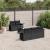 Set mobilier de grădină cu perne, 6 piese, negru, poliratan GartenMobel Dekor