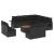 Set canapele de grădină, 12 piese, cu perne, negru, poliratan GartenMobel Dekor