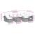 Set canapele de grădină cu perne, 10 piese, negru, poliratan GartenMobel Dekor