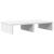 Suport de monitor, alb, 50x27x10 cm, lemn prelucrat GartenMobel Dekor
