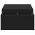Suport monitor cu depozitare, negru, 70x27x15cm, lemn prelucrat GartenMobel Dekor