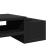 Suport monitor cu depozitare, negru, 70x27x15cm, lemn prelucrat GartenMobel Dekor