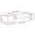 Suport monitor cu depozitare, negru, 70x27x15cm, lemn prelucrat GartenMobel Dekor