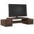 Suport monitor cu depozitare, stejar maro, 70x27x15cm, lemn GartenMobel Dekor