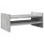 Suport de monitor, gri beton, 50x27x20 cm, lemn prelucrat GartenMobel Dekor