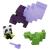 MINECRAFT MINI MODE SET EXPLORARE MINIERA VIOLET SuperHeroes ToysZone