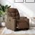 Fotoliu rabatabil electric, maro, material textil GartenMobel Dekor