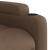 Fotoliu rabatabil electric, maro, material textil GartenMobel Dekor
