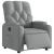 Fotoliu rabatabil electric, gri deschis, textil GartenMobel Dekor