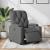 Fotoliu rabatabil electric, gri închis, material textil GartenMobel Dekor