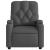 Fotoliu rabatabil electric, gri închis, material textil GartenMobel Dekor