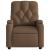 Fotoliu rabatabil electric, maro, material textil GartenMobel Dekor