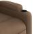 Fotoliu rabatabil electric, maro, material textil GartenMobel Dekor
