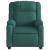 Fotoliu electric de masaj rabatabil, verde închis, textil GartenMobel Dekor