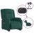Fotoliu electric masaj rabatabil / ridicare verde închis textil GartenMobel Dekor
