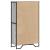 Dulap înalt, gri sonoma, 79,5x35,5x137,5 cm, lemn prelucrat GartenMobel Dekor