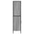 Dulap înalt, gri sonoma, 79,5x35,5x137,5 cm, lemn prelucrat GartenMobel Dekor