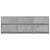 Dulap TV cu LED, gri beton, 140x34x50 cm, lemn prelucrat GartenMobel Dekor