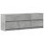 Dulap TV cu LED, gri beton, 140x34x50 cm, lemn prelucrat GartenMobel Dekor