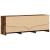 Dulap TV cu LED, stejar fumuriu, 140x34x50 cm, lemn prelucrat GartenMobel Dekor