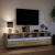 Dulap TV de perete cu lumini LED, stejar sonoma, 180x31x45 cm GartenMobel Dekor