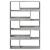 Bibliotecă, gri beton, 100x33x156,5 cm, lemn prelucrat GartenMobel Dekor