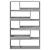 Bibliotecă, gri sonoma, 100x33x156,5 cm, lemn prelucrat GartenMobel Dekor