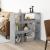 Bibliotecă, gri beton, 100x33x94,5 cm, lemn prelucrat GartenMobel Dekor