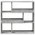 Bibliotecă, gri beton, 100x33x94,5 cm, lemn prelucrat GartenMobel Dekor