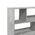 Bibliotecă, gri beton, 100x33x94,5 cm, lemn prelucrat GartenMobel Dekor