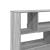 Bibliotecă, gri sonoma, 100x33x94,5 cm, lemn prelucrat GartenMobel Dekor
