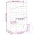Separator de cameră gri sonoma, 100x33x156,5 cm, lemn prelucrat GartenMobel Dekor