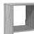 Separator de cameră gri sonoma, 100x33x187,5 cm, lemn prelucrat GartenMobel Dekor