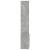 Dulap înalt, gri beton, 63x33x180 cm, lemn prelucrat GartenMobel Dekor