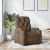 Fotoliu rabatabil, maro, material textil GartenMobel Dekor