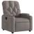 Fotoliu rabatabil, gri taupe, material textil GartenMobel Dekor