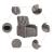 Fotoliu rabatabil, gri taupe, material textil GartenMobel Dekor