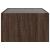 Măsuță de cafea cu LED infinity, stejar maro, 90x50x30 cm GartenMobel Dekor