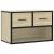 Dulap TV, stejar sonoma, 60x31x39,5cm, lemn prelucrat și metal GartenMobel Dekor