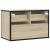 Dulap TV, stejar sonoma, 60x31x39,5cm, lemn prelucrat și metal GartenMobel Dekor