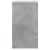 Noptiere cu lumini LED, 2 buc., gri beton, lemn prelucrat GartenMobel Dekor