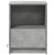 Noptiere cu lumini LED, 2 buc., gri beton, lemn prelucrat GartenMobel Dekor
